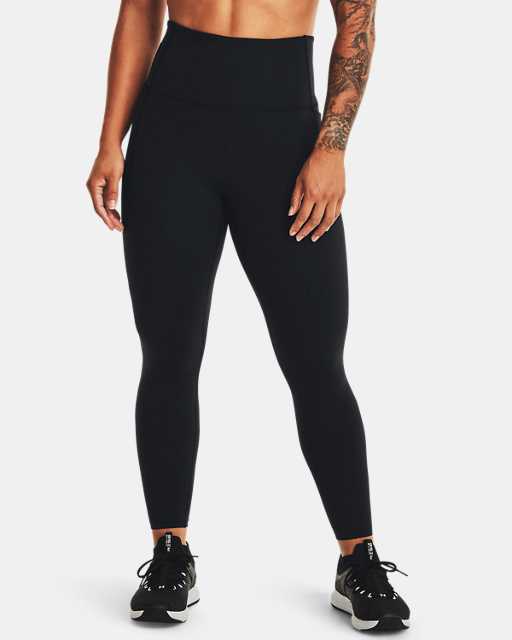 Under Armour UA Favourite Womens Black Long Tight Fitted Gym Running Leggings 